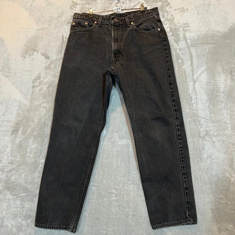 Levis 550 Jeans Mens 36x30 (see measurements) Black Made in USA‎ Relaxed Fit